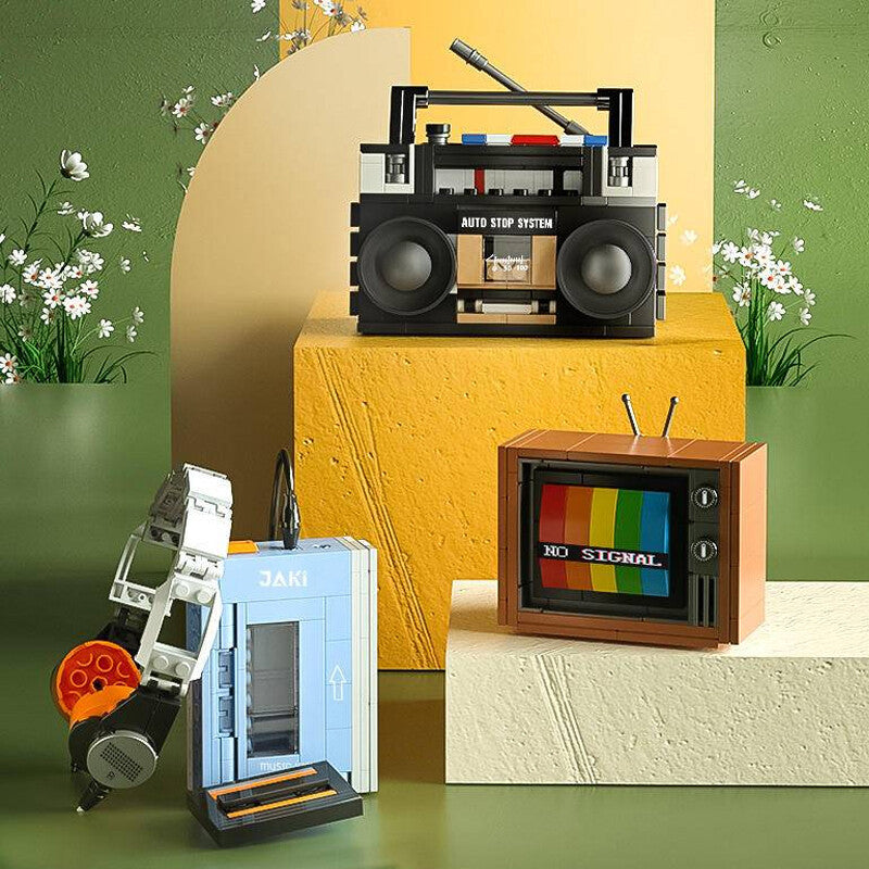 1970 Color Television Brick Building Set