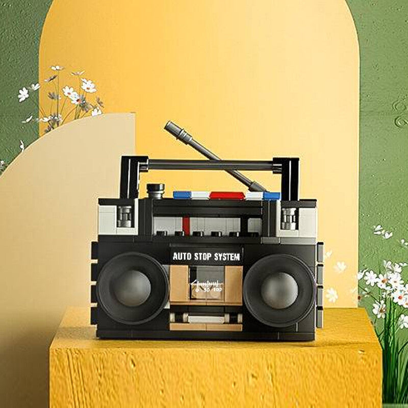 1988 Retro Boombox Brick Building Set