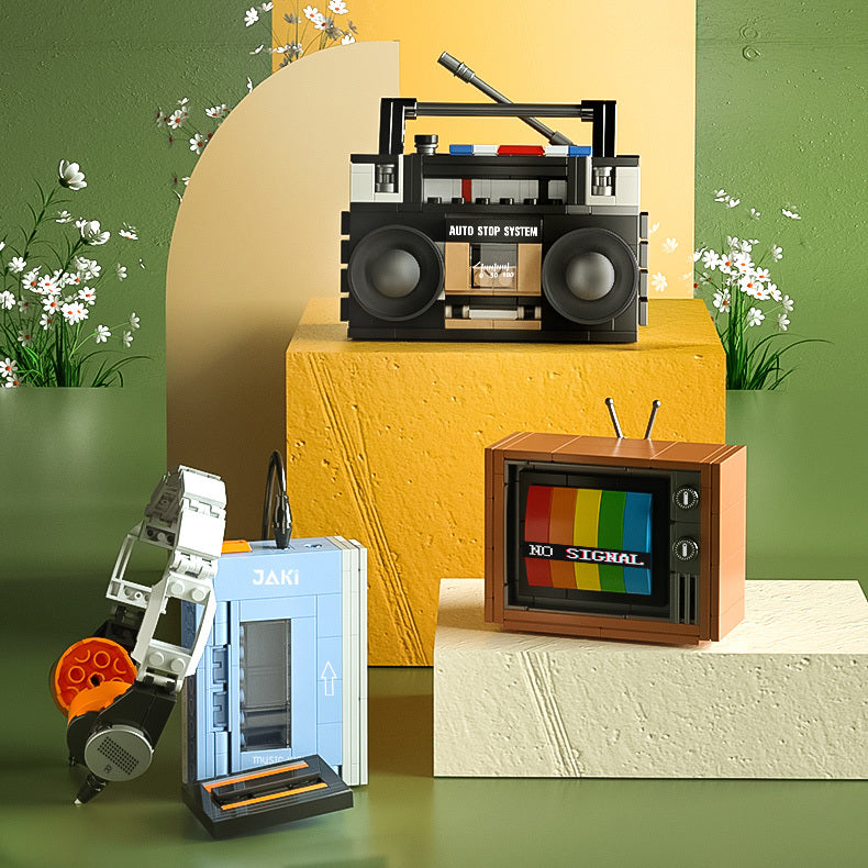 1979 Cassette Music Walker Brick Building Set