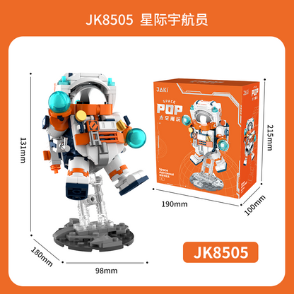 Space Astronaut Brick Building Set