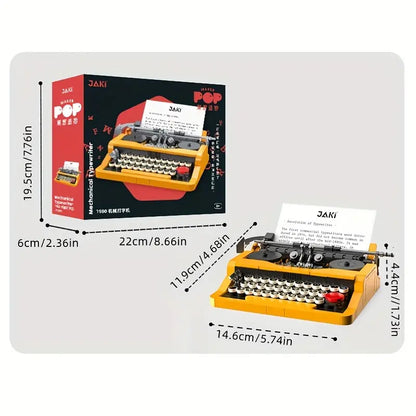 1980 Mechanical Typewriter Brick Building Set