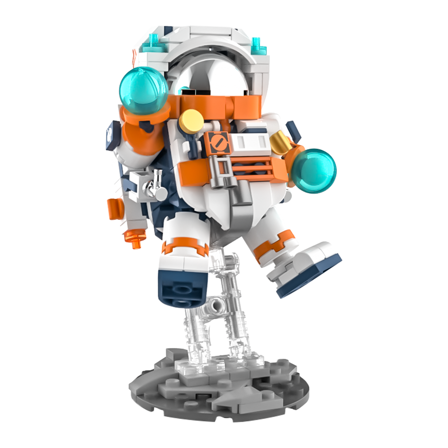 Space Astronaut Brick Building Set