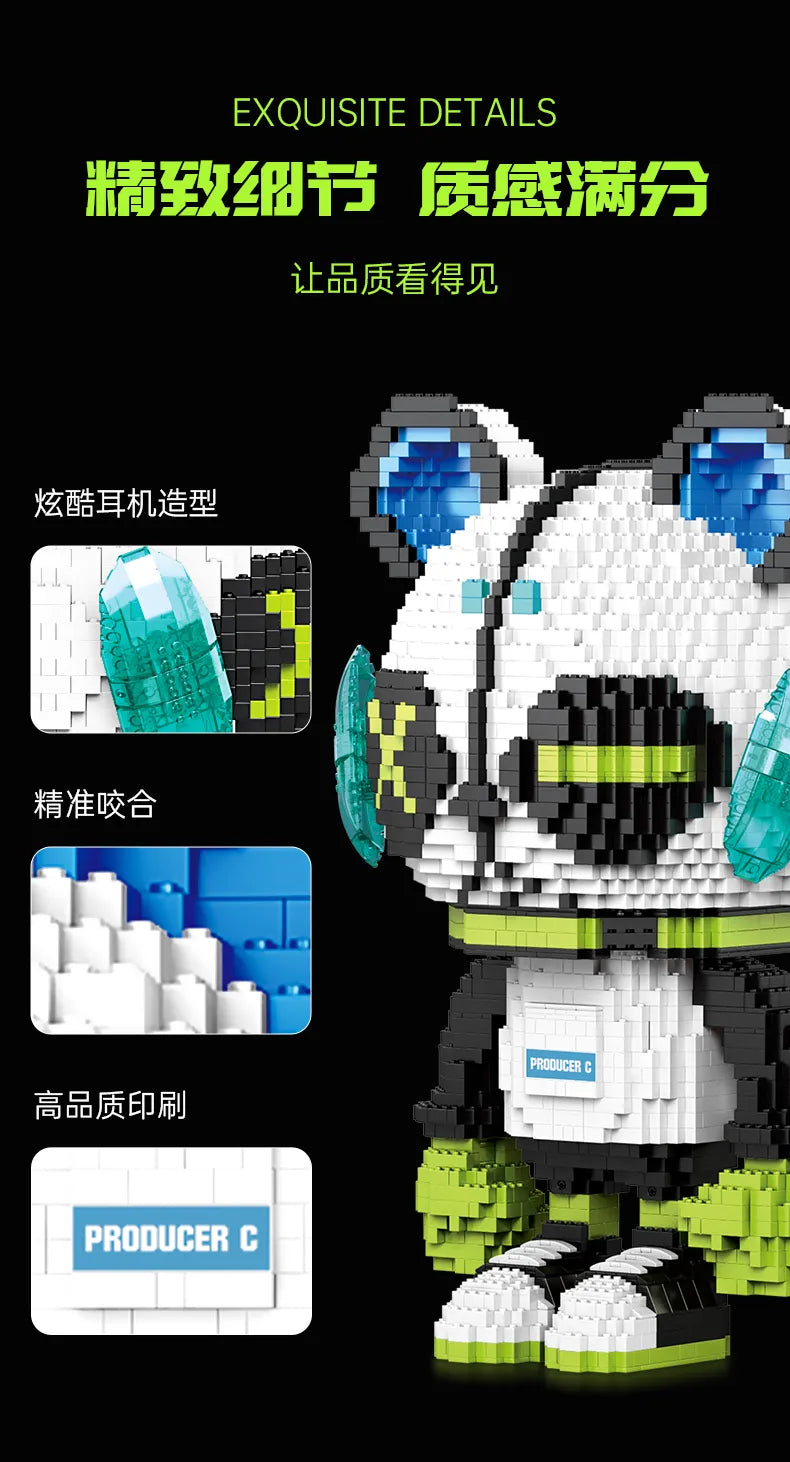 Parasitic Panda - Producer C Brick Building Set