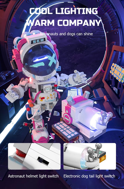 Space Walker Astronaut Brick Building Set