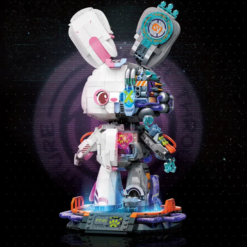 Rabbit Breaks The Future Brick Building Set