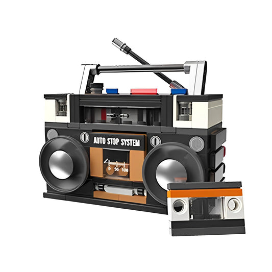 1988 Retro Boombox Brick Building Set